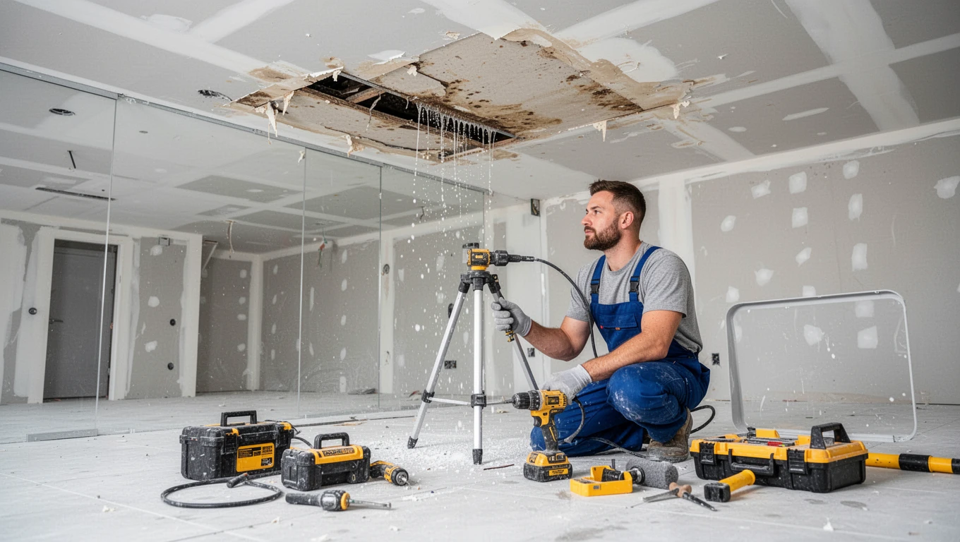Ceiling Water Damage Repair