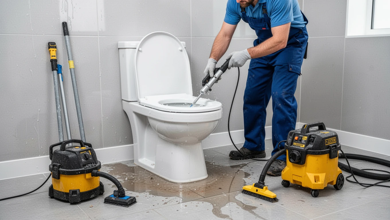 Toilet Overflow Cleanup